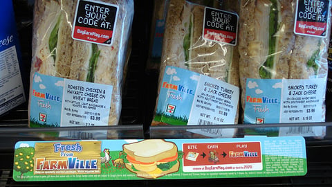 7-Eleven 'FarmVille Fresh' Shelf Talker/Packaging