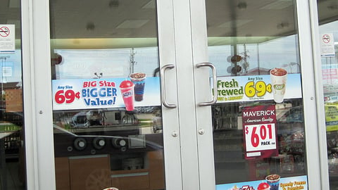 Speedway Door Clings