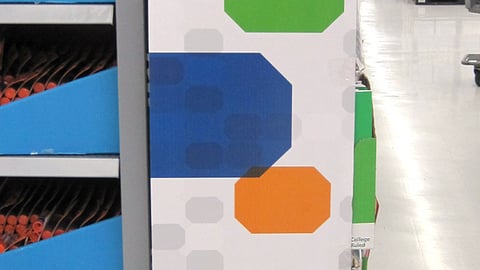 Walmart 'Back to Savings' Side Panel