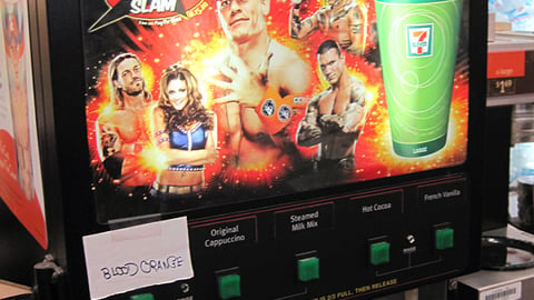 7-Eleven 'SummerSlam' Hot Beverage Translite