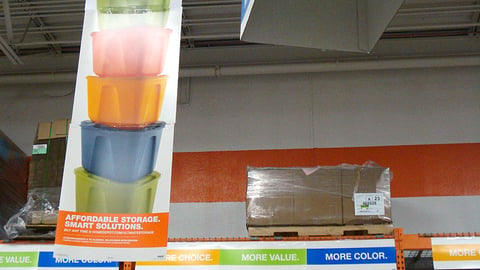 Home Depot 'More Choice' Ceiling Signs