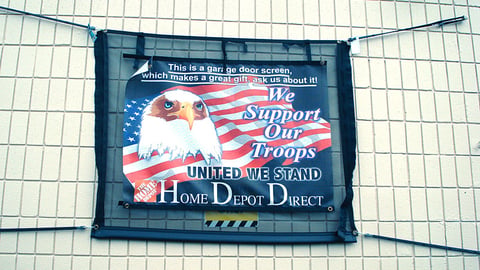 Home Depot Direct Outdoor Banner