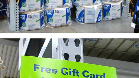 Lowe's Johns Manville Endcap
