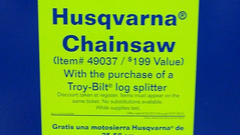 Lowe's Husqvarna Cling