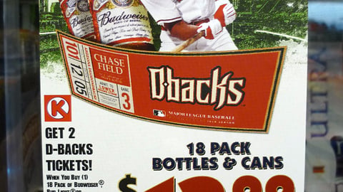 Budweiser Circle K Baseball Sweeps Cooler Cling