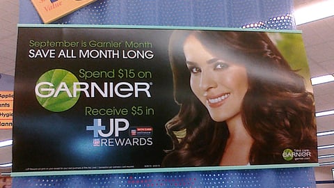Rite Aid Garnier Endcap Header