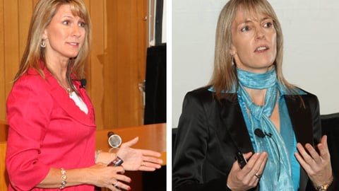 Michelle Adams and Caroline Winnett