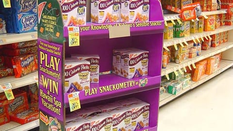 Nabisco 'Snackometry' Shipper