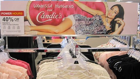 Kohl's Candie's Vanessa Hudgens Rack Header