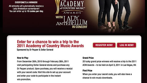 Dr Pepper Dollar General Microsite