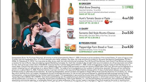 Publix 'Italian Fest' Sweepstakes