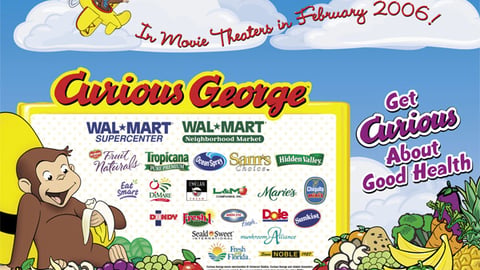 Wal-Mart 'Curious George' Sign
