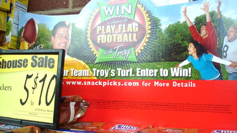 Kellogg's 'Snack Picks' Floorstand Header