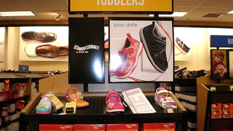 Kohl's Munchkin Footwear Endcap