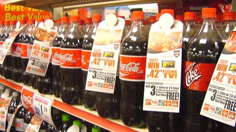 Coke 'Football Town' Neckhanger