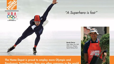 Home Depot Olympics Banner