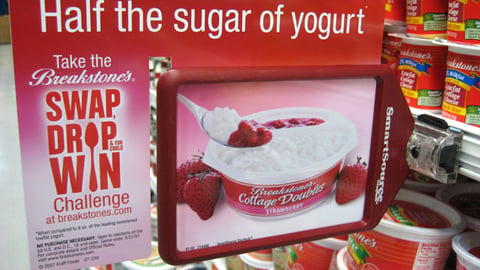 Breakstone's Sweeps Shelf Talker