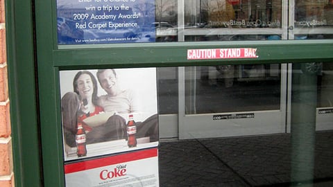 Best Buy Diet Coke Oscar Sweeps Stanchion