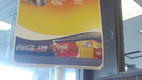 Coca-Cola Olympics Pole Topper