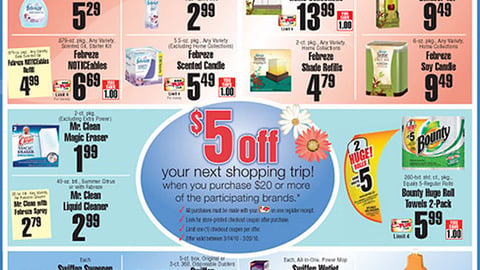 ShopRite P&G 'Clean into Spring' Feature