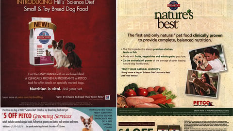 Hill's/Nature's Best Petco Co-Equity FSIs