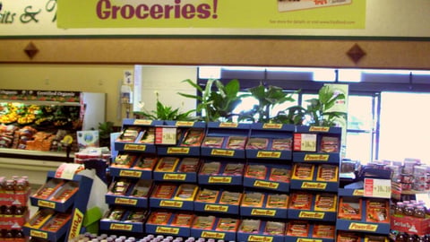 Kroger $30-$60-$120 Offer Ceiling Sign