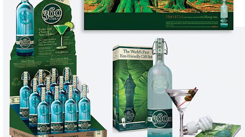 360 Vodka P-O-P Elements