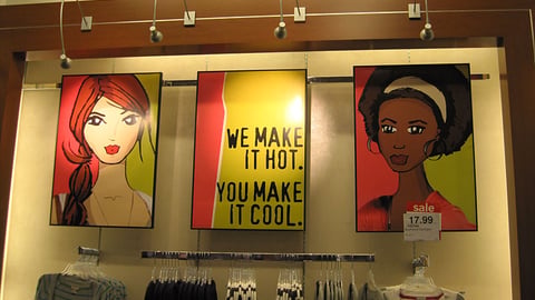JCPenney 'We Make It Hot' Wall Signs