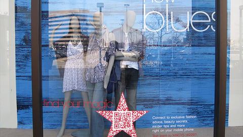 Macy's 'New Blues' Window Display