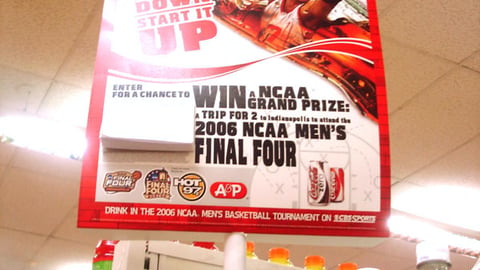 A&P/Coke NCAA Pole Topper