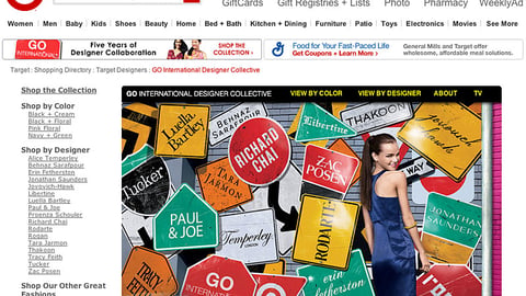 Target Designer Collective Microsite