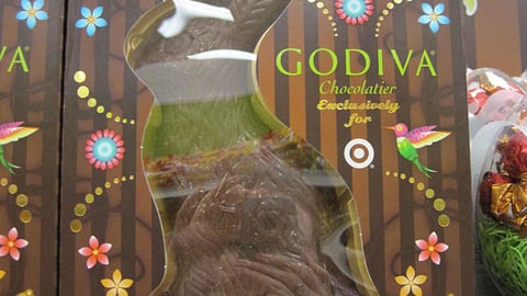 Godiva Target Chocolate Bunny Packaging