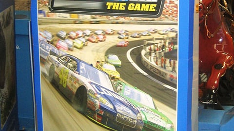 Walmart 'Nascar 2011: The Game' Security Pedestal Ad