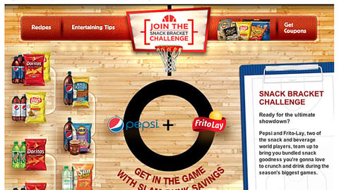 Target PepsiCo 'Snack Bracket' Microsite