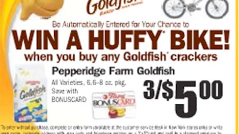 Tops/Pepperidge Farm Sweepstakes Feature