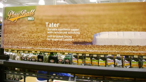 Dick's 'Play Ball' Rack Header