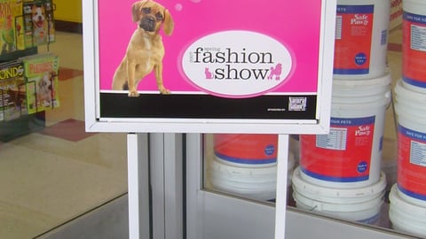 Petco 'Fashion Show' Lobby Stanchion