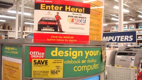 Office Depot NASCAR Kiosk
