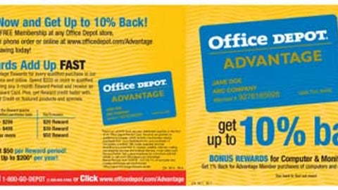 Office Depot Advantage Feature Front