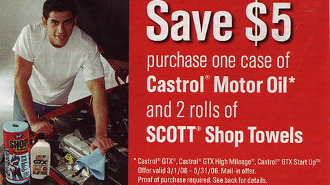 Castrol/Scott Rebate Take-One