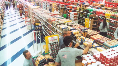 99 Cents Only Snacks and Beverage Aisles