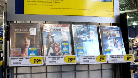 Best Buy 'Dinner and a DVD' Endcap
