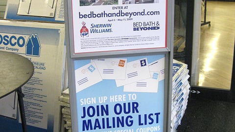 Bed Bath & Beyond Sherwin-Williams Sweeps Stanchion