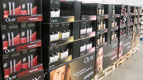 Olay Pallet Displays