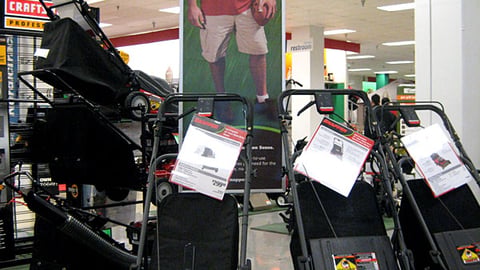 Sears Snapper Pole Sign 