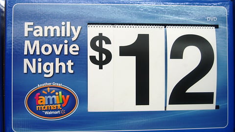 Walmart 'Family Movie Night' Header