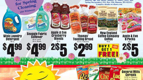 Shaw's 'Drive Into Spring' Sweeps Feature