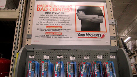 The Home Depot Yard Machines Contest Side Panel