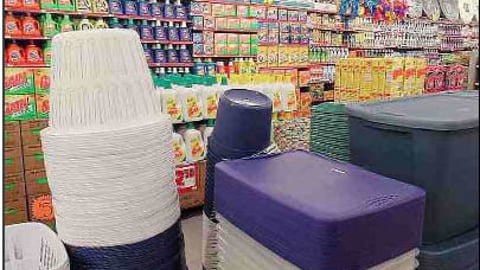 Family Dollar Storage Section