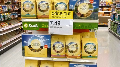 Target Purina 'Earth Month' Endcap